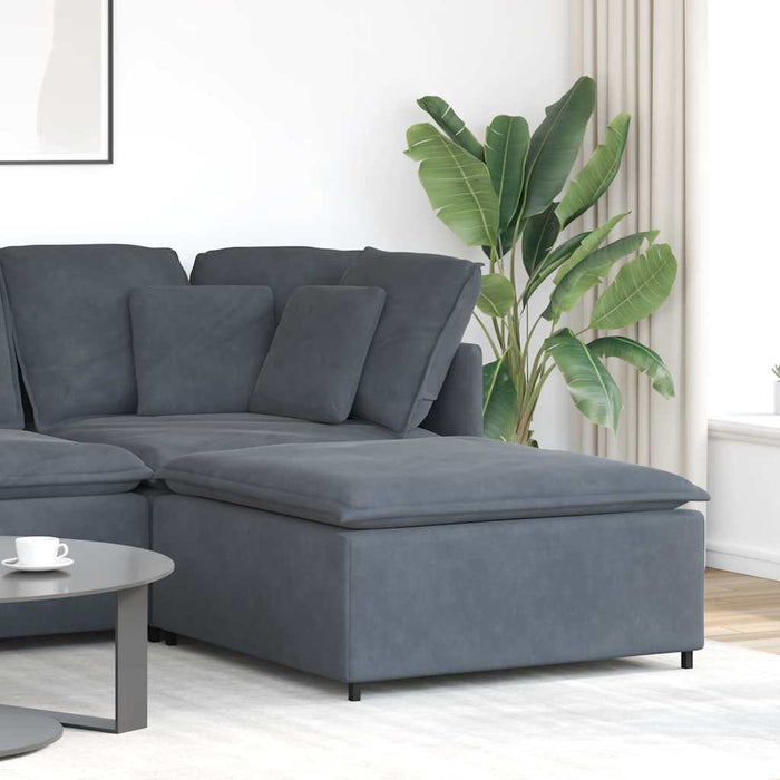 Modul modular taburet canapea gri închis 100x100x48 cm - WALTI WALTI