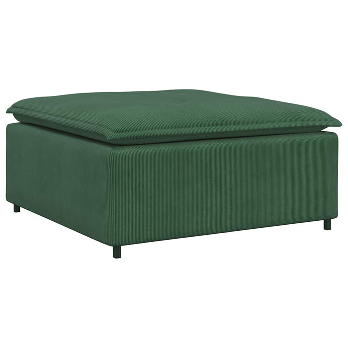 Modul taburet modular pentru canapea, verde închis, 100x100x48 cm - WALTI WALTI