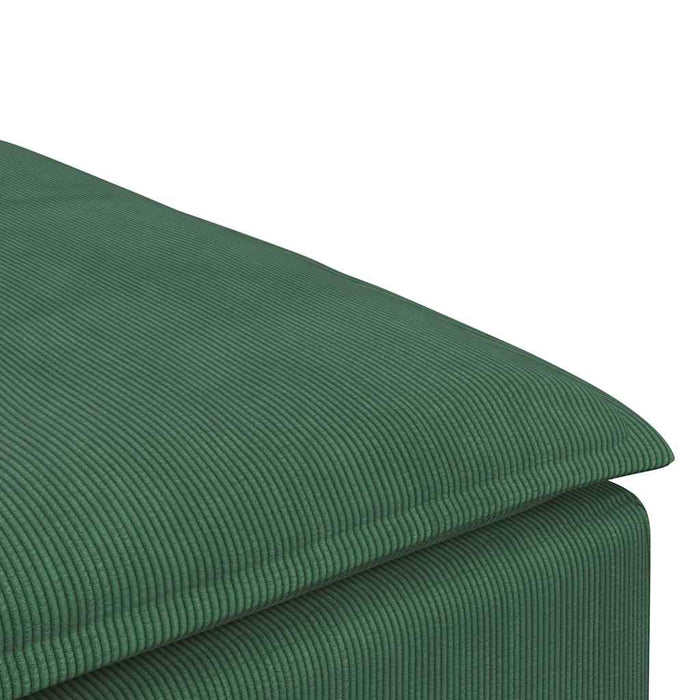 Modul taburet modular pentru canapea, verde închis, 100x100x48 cm - WALTI WALTI