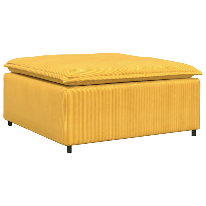 Taburet modular pentru canapea, galben deschis, 100x100x48 cm - WALTI WALTI