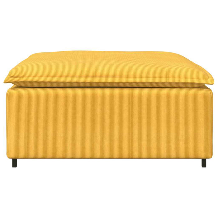 Taburet modular pentru canapea, galben deschis, 100x100x48 cm - WALTI WALTI