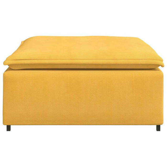 Taburet modular pentru canapea, galben deschis, 100x100x48 cm - WALTI WALTI