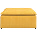 Taburet modular pentru canapea, galben deschis, 100x100x48 cm - WALTI WALTI