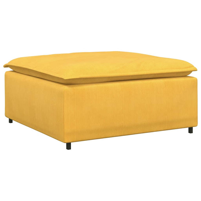 Taburet modular pentru canapea, galben deschis, 100x100x48 cm - WALTI WALTI