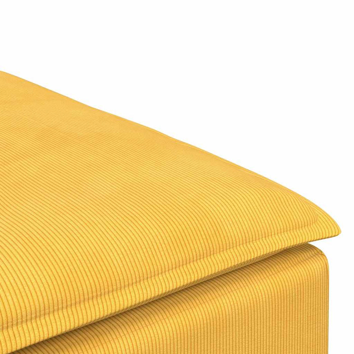 Taburet modular pentru canapea, galben deschis, 100x100x48 cm - WALTI WALTI