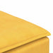 Taburet modular pentru canapea, galben deschis, 100x100x48 cm - WALTI WALTI