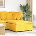 Taburet modular pentru canapea, galben deschis, 100x100x48 cm - WALTI WALTI