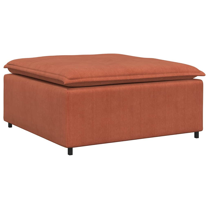 Modul taburet modular pentru canapea, roșu, portocaliu, 100x100x48 cm WALTI