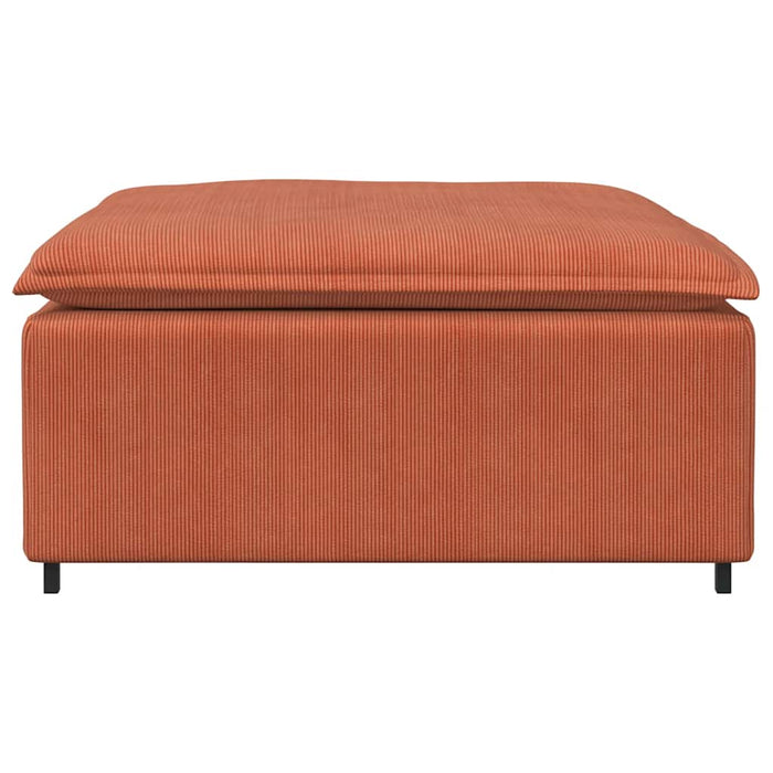 Modul taburet modular pentru canapea, roșu, portocaliu, 100x100x48 cm WALTI