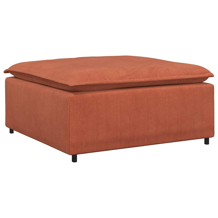 Modul taburet modular pentru canapea, roșu, portocaliu, 100x100x48 cm WALTI