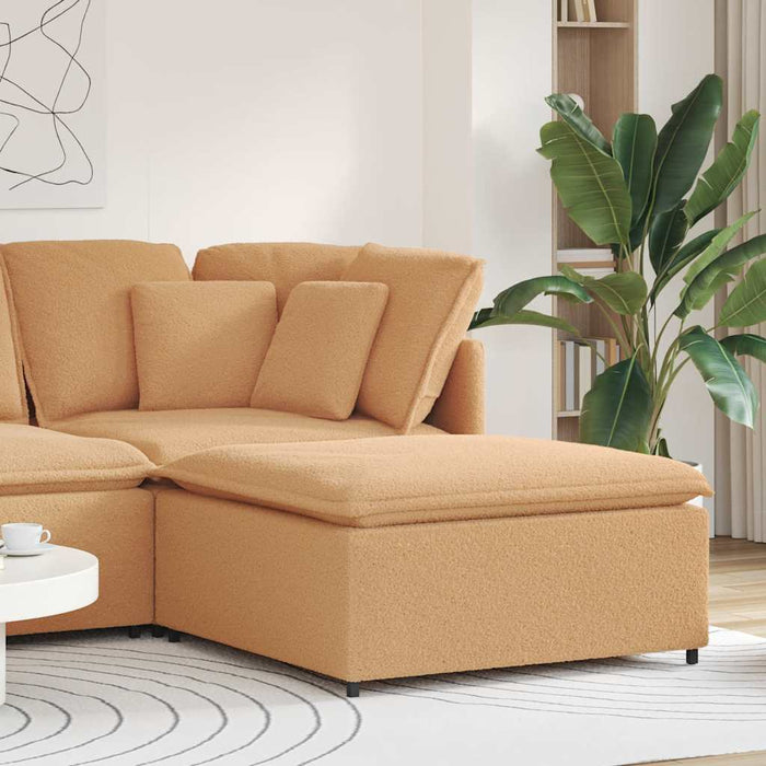 Modul taburet modular pentru canapea, bej, 100x100x48 cm - WALTI WALTI