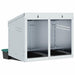 Cuibăr pentru găini cu 2 compartimente, montat pe perete, oțel galvanizat - WALTI WALTI