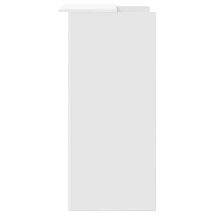 Birou de recepție, alb, 55x50x103,5 cm, lemn stratificat WALTI