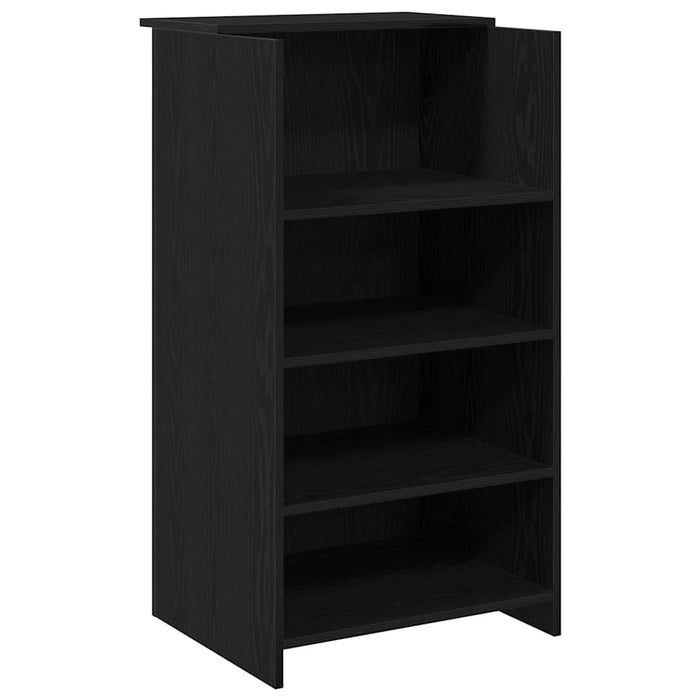 Birou de recepție negru 55x50x103,5 cm Lemn prelucrat - WALTI WALTI