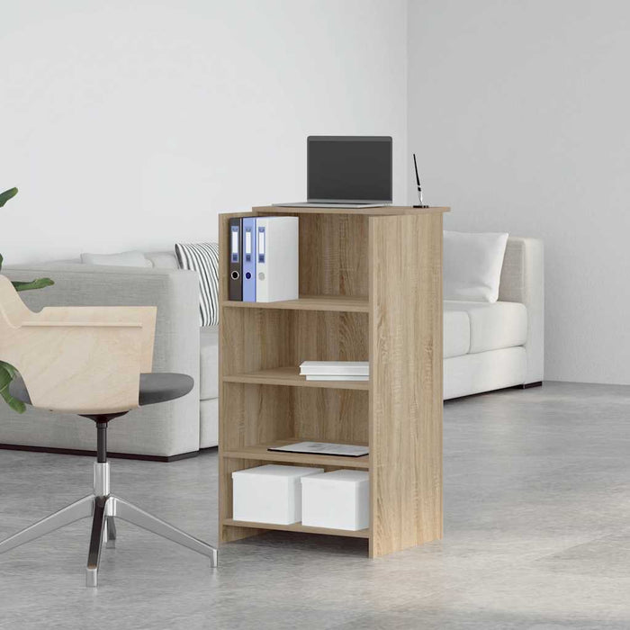 Birou de recepție din stejar Sonoma 55x50x103,5 cm, lemn stratificat WALTI