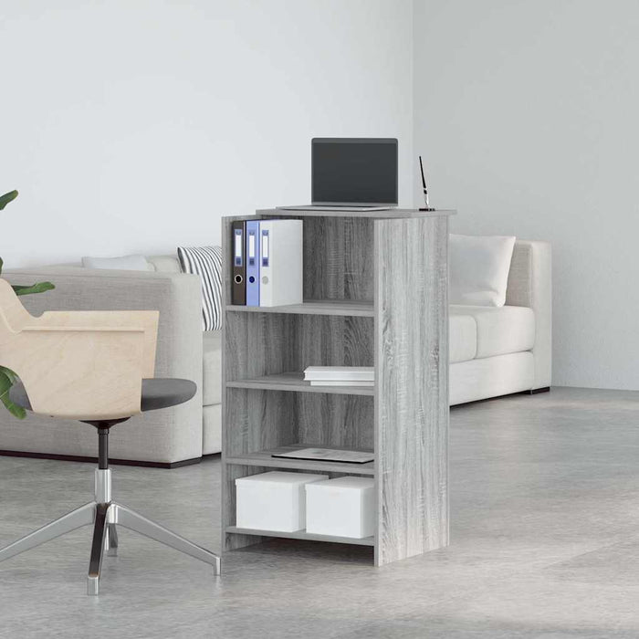 Birou de recepție Gri Sonoma 55x50x103,5 cm Lemn prelucrat - WALTI WALTI