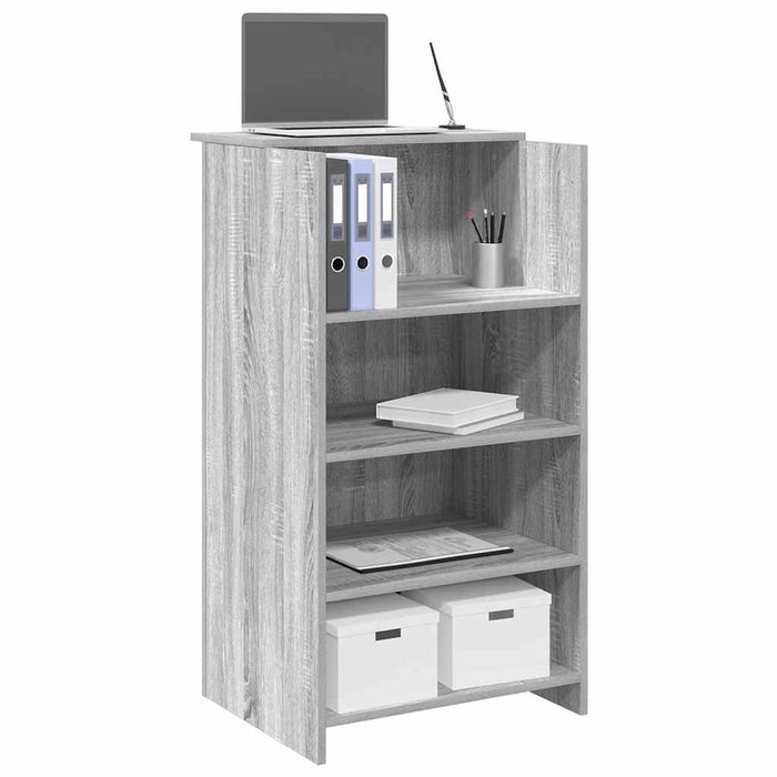 Birou de recepție Gri Sonoma 55x50x103,5 cm Lemn prelucrat - WALTI WALTI