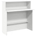 Birou de recepție alb 100x50x103,5 cm din lemn prelucrat - WALTI WALTI