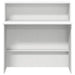 Birou de recepție alb 100x50x103,5 cm din lemn prelucrat - WALTI WALTI