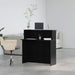 Birou de recepție negru 100x50x103,5 cm Lemn prelucrat - WALTI WALTI
