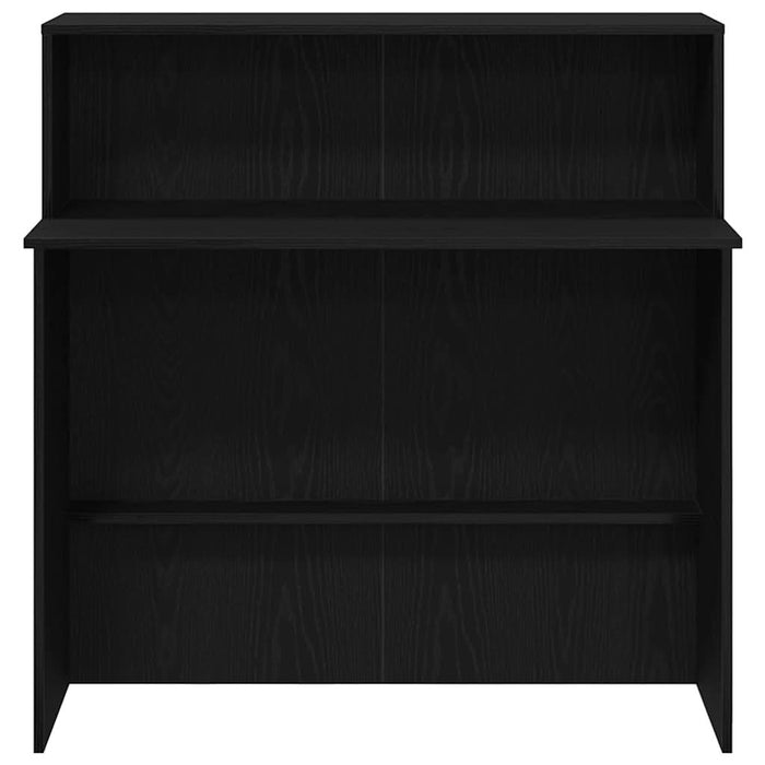 Birou de recepție negru 100x50x103,5 cm Lemn prelucrat - WALTI WALTI