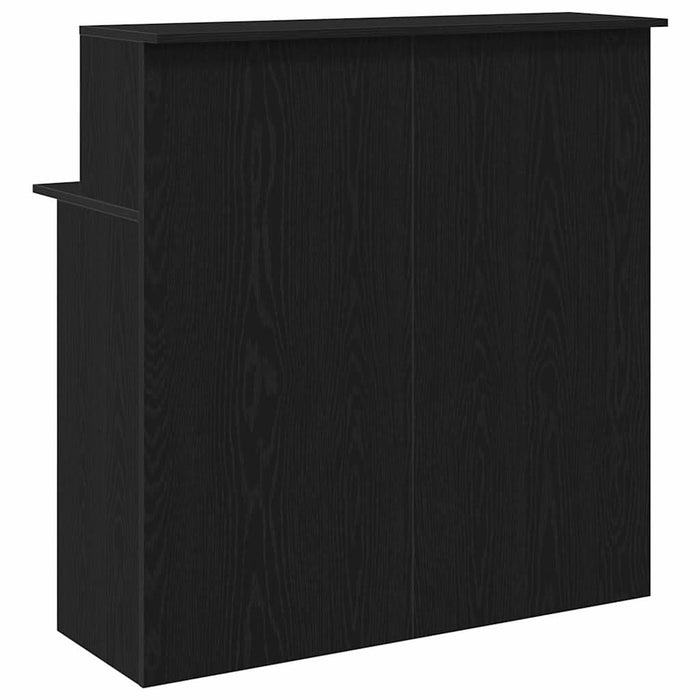 Birou de recepție negru 100x50x103,5 cm Lemn prelucrat - WALTI WALTI
