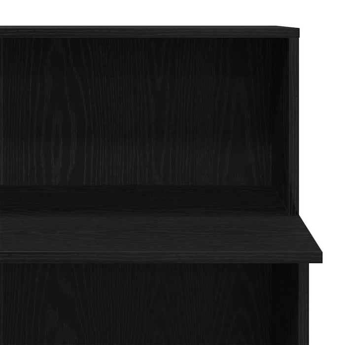 Birou de recepție negru 100x50x103,5 cm Lemn prelucrat - WALTI WALTI
