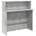Birou de recepție Gri beton 100x50x103,5 cm Lemn prelucrat - WALTI WALTI