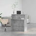 Birou de recepție Gri beton 100x50x103,5 cm Lemn prelucrat - WALTI WALTI