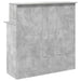 Birou de recepție Gri beton 100x50x103,5 cm Lemn prelucrat - WALTI WALTI