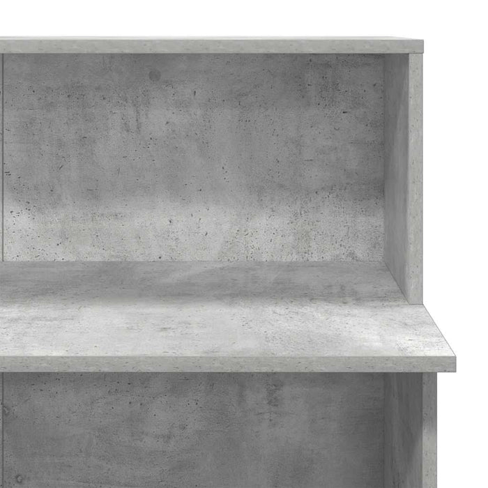 Birou de recepție Gri beton 100x50x103,5 cm Lemn prelucrat - WALTI WALTI