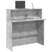 Birou de recepție Gri beton 100x50x103,5 cm Lemn prelucrat - WALTI WALTI