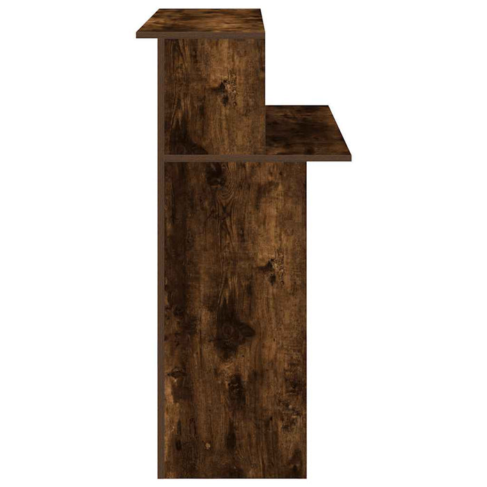 Birou de recepție stejar afumat 100x50x103,5 cm lemn prelucrat - WALTI WALTI