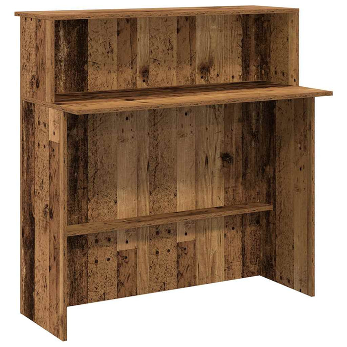 Birou de recepție Lemn vechi 100x50x103,5 cm Lemn prelucrat - WALTI WALTI