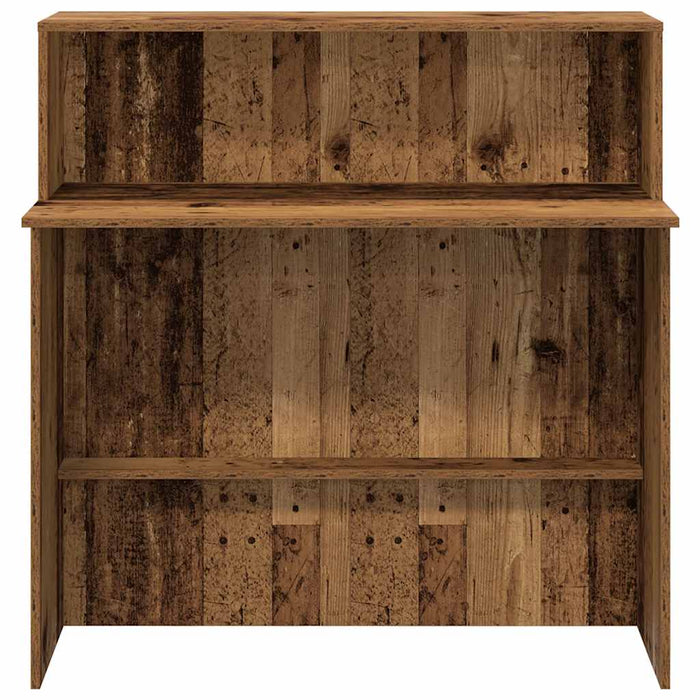 Birou de recepție Lemn vechi 100x50x103,5 cm Lemn prelucrat - WALTI WALTI