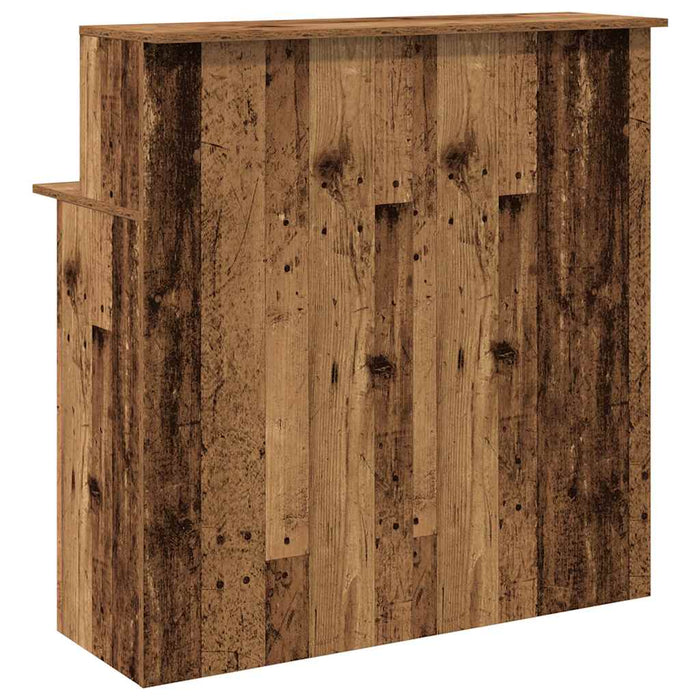 Birou de recepție Lemn vechi 100x50x103,5 cm Lemn prelucrat - WALTI WALTI