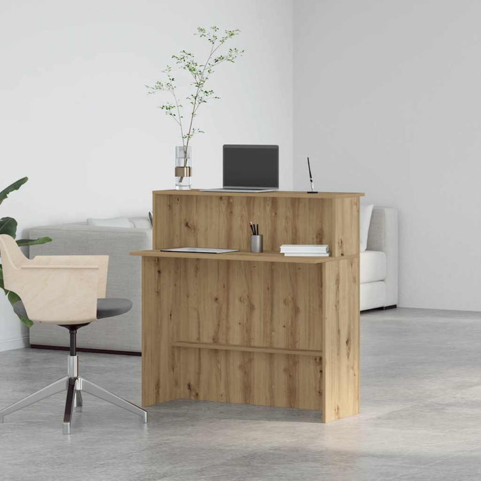 Birou de recepție Stejar Artisan 100x50x103,5 cm Lemn prelucrat - WALTI WALTI