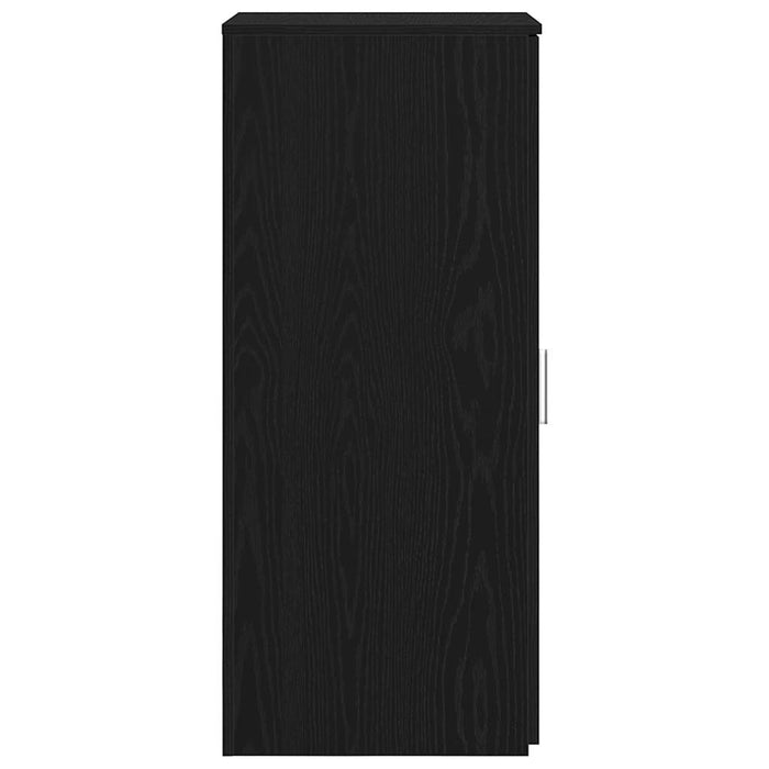 Dulap de depozitare, negru, 40x45x103,5 cm, lemn prelucrat WALTI