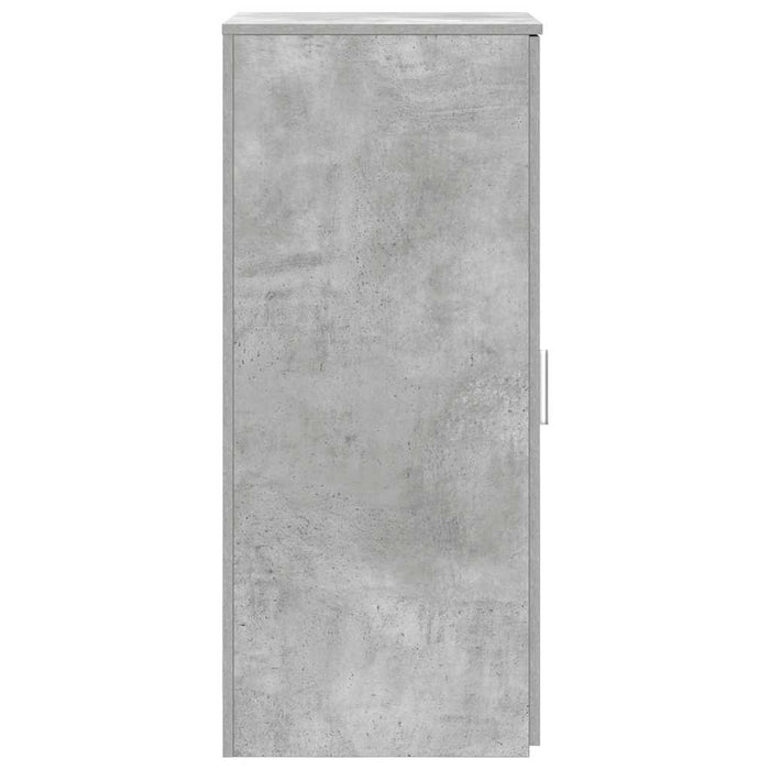 Dulap de depozitare, gri beton, 40x45x103,5 cm lemn prelucrat - WALTI WALTI
