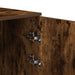 Dulap depozitare stejar fumuriu 40x45x103,5 cm lemn prelucrat - WALTI WALTI