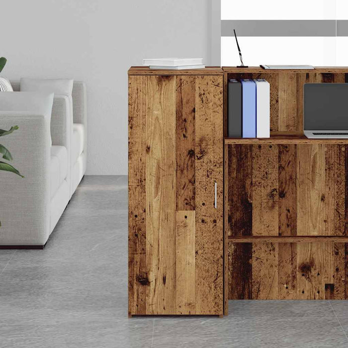 Dulap de depozitare din lemn vechi 40x45x103,5cm lemn prelucrat - WALTI WALTI