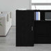 Dulap de depozitare negru 50x45x103,5 cm, lemn stratificat - WALTI WALTI