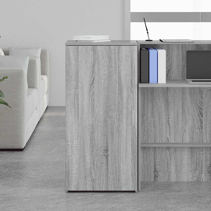 Dulap de depozitare sonoma gri 50x45x103,5 cm lemn prelucrat - WALTI WALTI