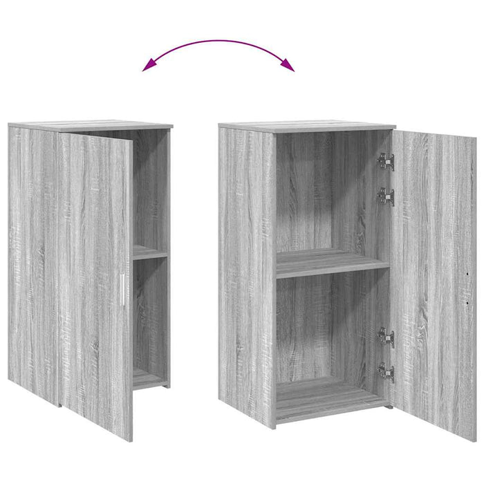 Dulap de depozitare sonoma gri 50x45x103,5 cm lemn prelucrat - WALTI WALTI