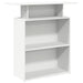 Birou de recepție alb 100x40x104 cm din lemn prelucrat - WALTI WALTI