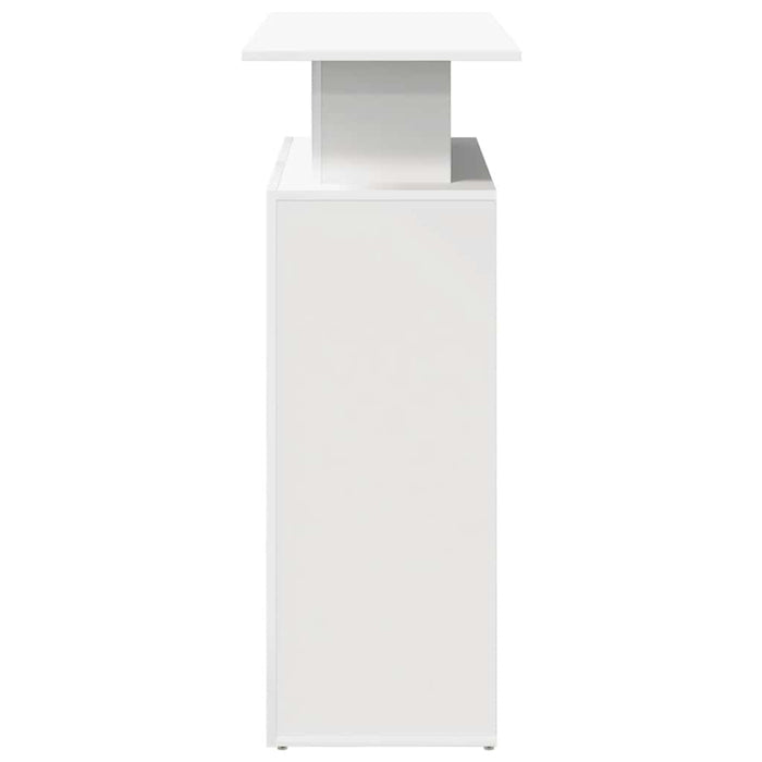 Birou de recepție alb 100x40x104 cm din lemn prelucrat - WALTI WALTI