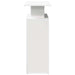 Birou de recepție alb 100x40x104 cm din lemn prelucrat - WALTI WALTI
