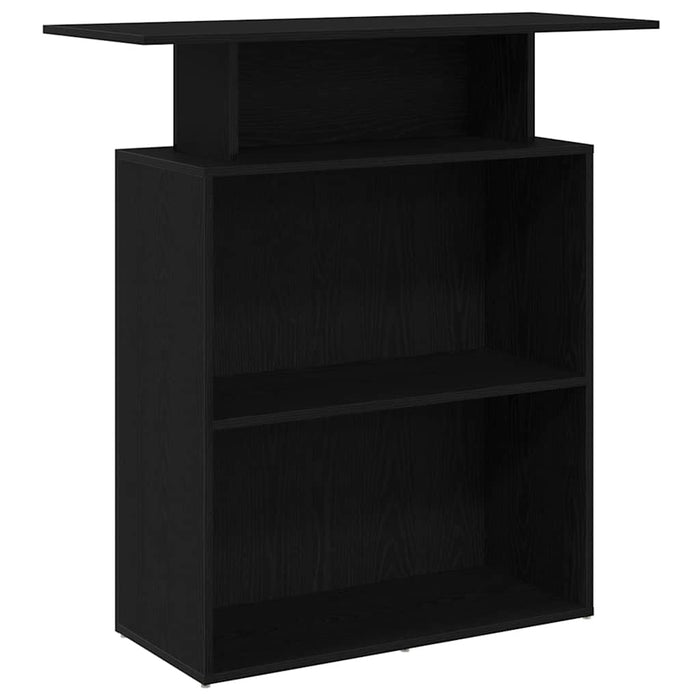 Birou de recepție negru 100x40x104 cm Lemn prelucrat - WALTI WALTI