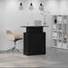 Birou de recepție negru 100x40x104 cm Lemn prelucrat - WALTI WALTI