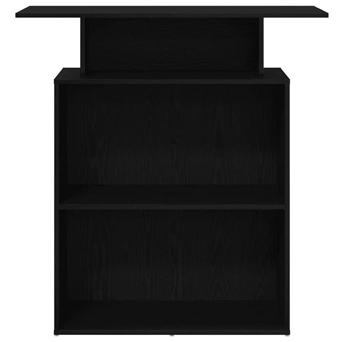Birou de recepție negru 100x40x104 cm Lemn prelucrat - WALTI WALTI